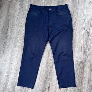 Public Rec Dealmaker 5 Pocket Pants Men 33x28 Navy Blue Stretch Work Golf Office